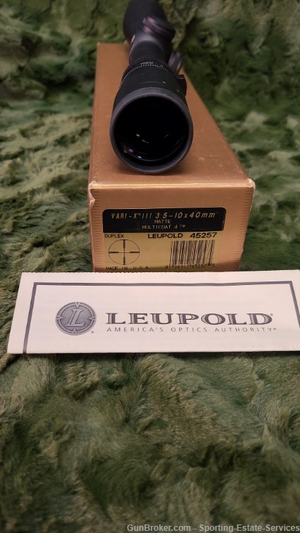 Leupold VX-III 3.5-10x40mm - 1" - Boon & Crockett - Factory Box!-img-3