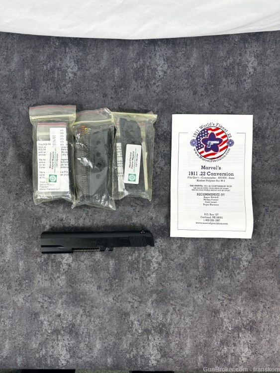 Marvel Rimfire Commander Conversion Kit for 1911 - 45 ACP to 22 LR - 2 Mags-img-0