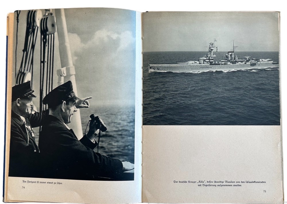 WW2 German Kriegsmarine KM Navy Photo Book WWII AH uniform flag visor 1939-img-4
