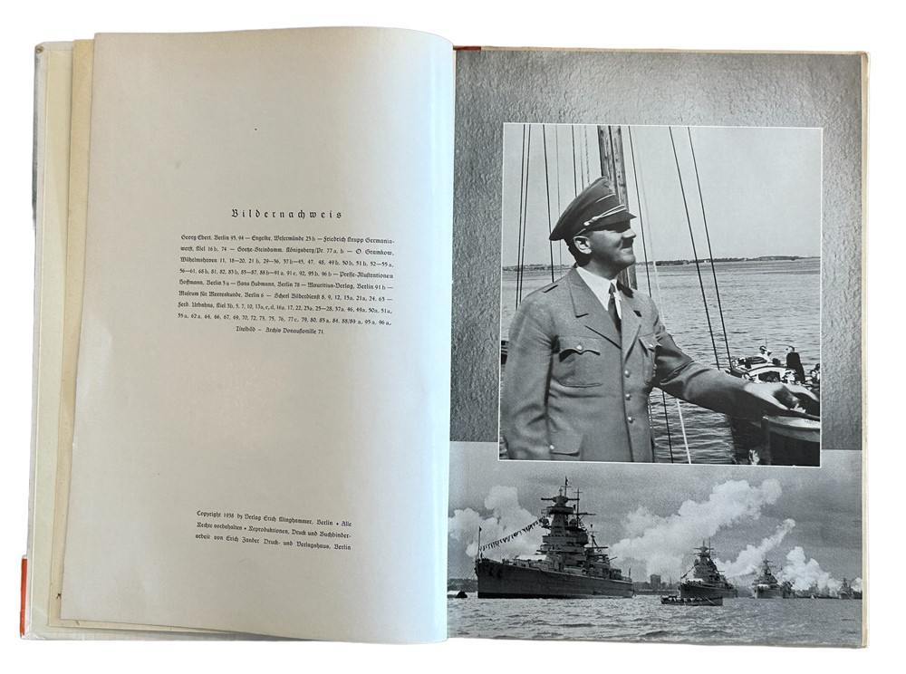 WW2 German Kriegsmarine KM Navy Photo Book WWII AH uniform flag visor 1939-img-10