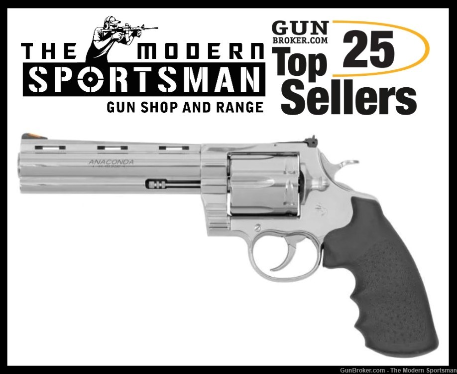 Colt Anaconda 6" Barrel .44 Magnum Stainless Steel 6rd NIB ANACONDA-SP6RTS-img-0