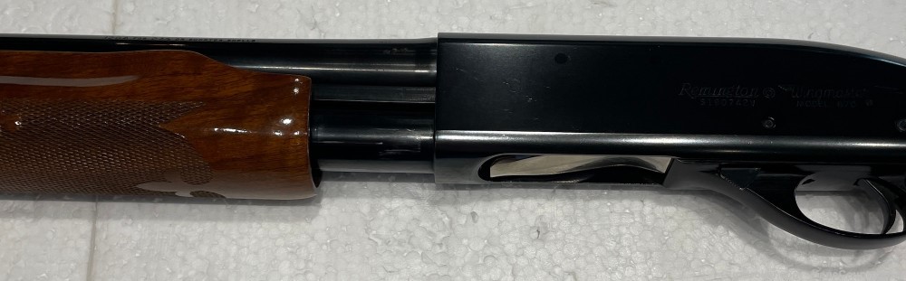 Vintage Remington 870 Wingmaster 12 GA 28" Mod Plain Barrel Great Condition-img-4