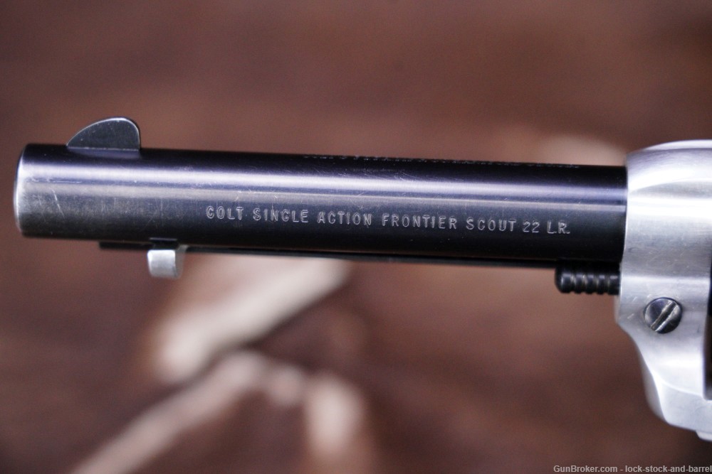 Colt Q Code Model Frontier Scout .22 LR Single Action Revolver 1958 C&R-img-10