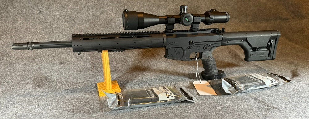 Saber Tactical 308 / 7.62 NATO AR10 Rifle with 50mm Millett Scope-img-0