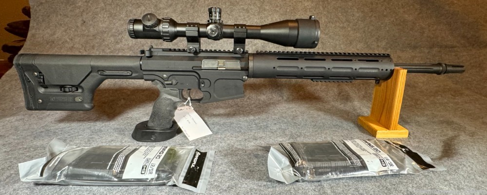 Saber Tactical 308 / 7.62 NATO AR10 Rifle with 50mm Millett Scope-img-12