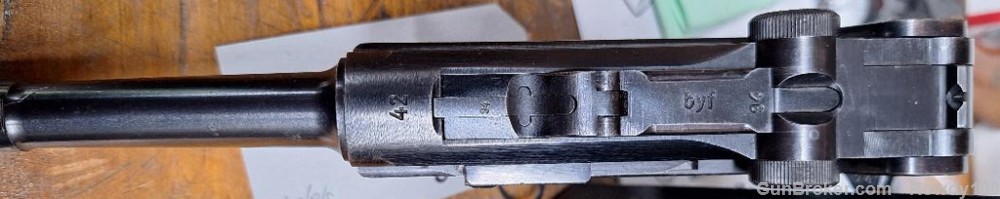 Mauser P08 byf42 NO IMPORT MARKS!  NO RESERVE!-img-11