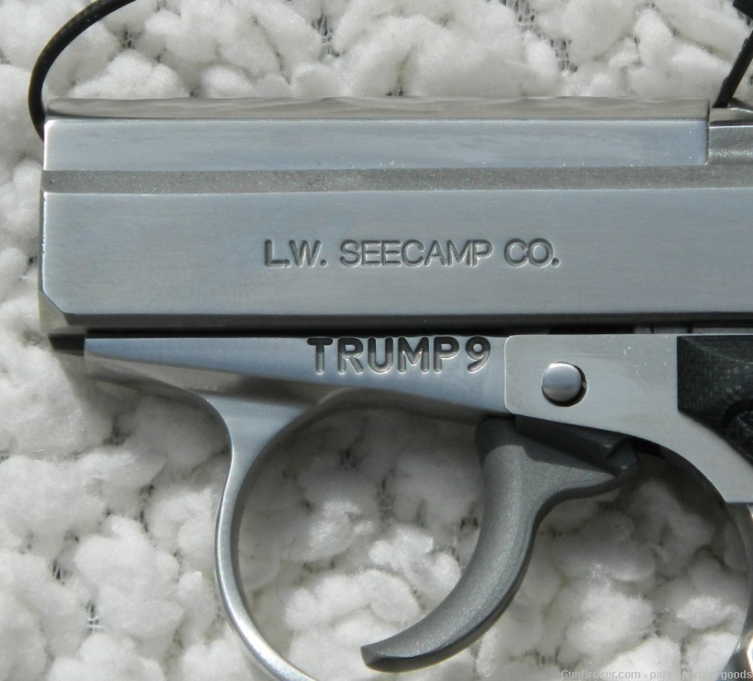 Seecamp LWS-380 Stainless .380 TRUMP LIMITED EDITION  #9 NEW-img-1