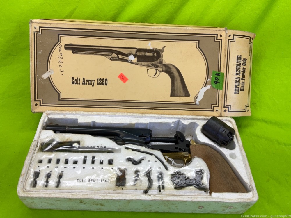 Euroarms Of America Colt 1860 Replica Kit Gun 44 Cal Cap Ball Percussion-img-0