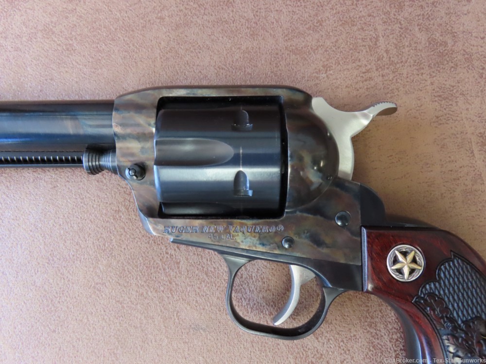 RUGER NEW VAQUERO .45LC CUSTOMIZED BY LONG HUNTER SHOOTING SUPPLY, ORG CASE-img-3