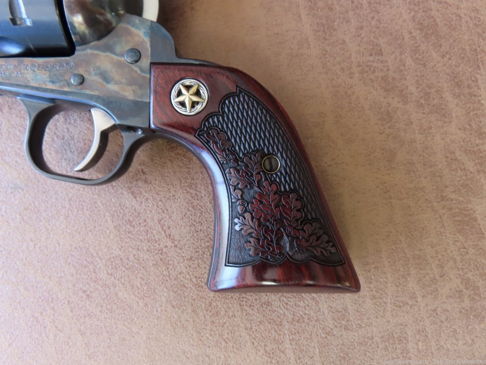 RUGER NEW VAQUERO .45LC CUSTOMIZED BY LONG HUNTER SHOOTING SUPPLY, ORG CASE-img-2