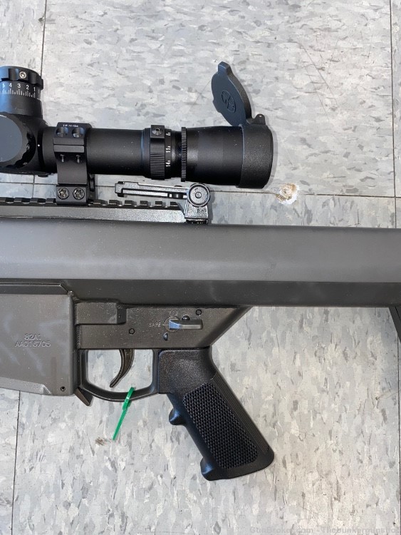 NEW! BARRETT MODEL M82 .50 BMG WITH LEUPOLD MK4 4.5-14 2 MAGS -img-15