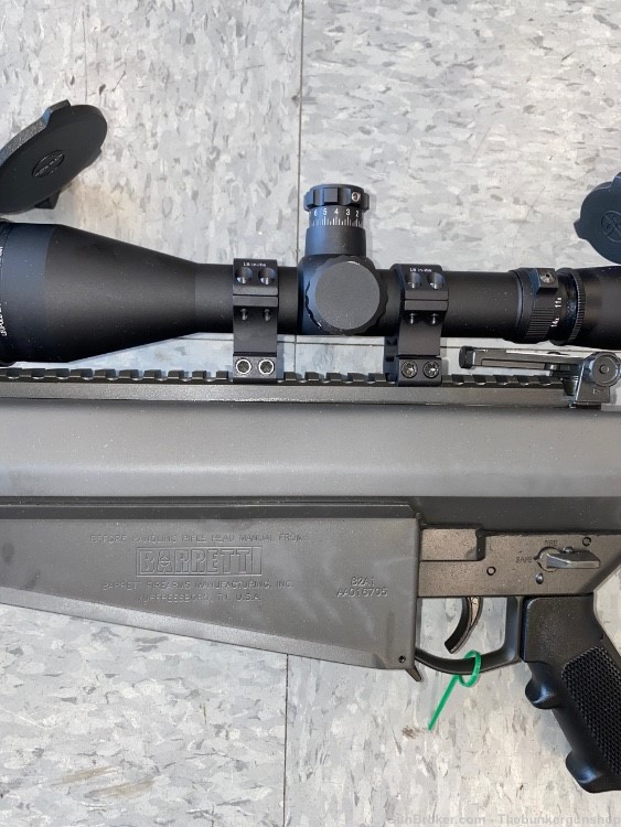 NEW! BARRETT MODEL M82 .50 BMG WITH LEUPOLD MK4 4.5-14 2 MAGS -img-14