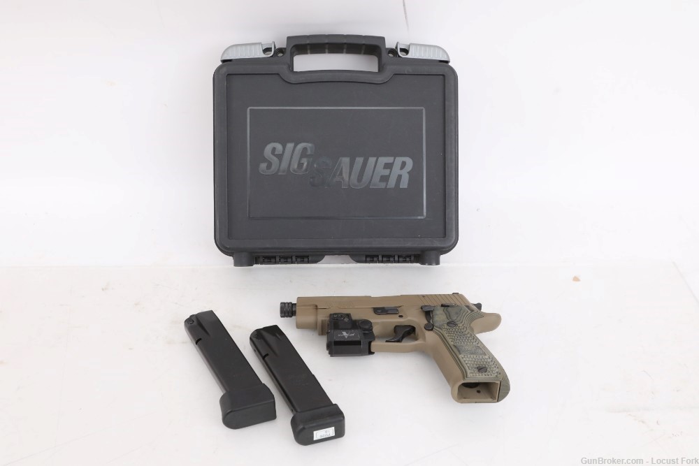 Sig Sauer P226 Elite 9mm 5" Threaded FDE E26R-9-SCPN-TB LNIB w/ Light Laser-img-0