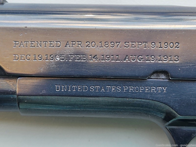 US Army WWI Colt Model 1911 .45 ACP 5" Semi-Auto Pistol 1917 -img-38