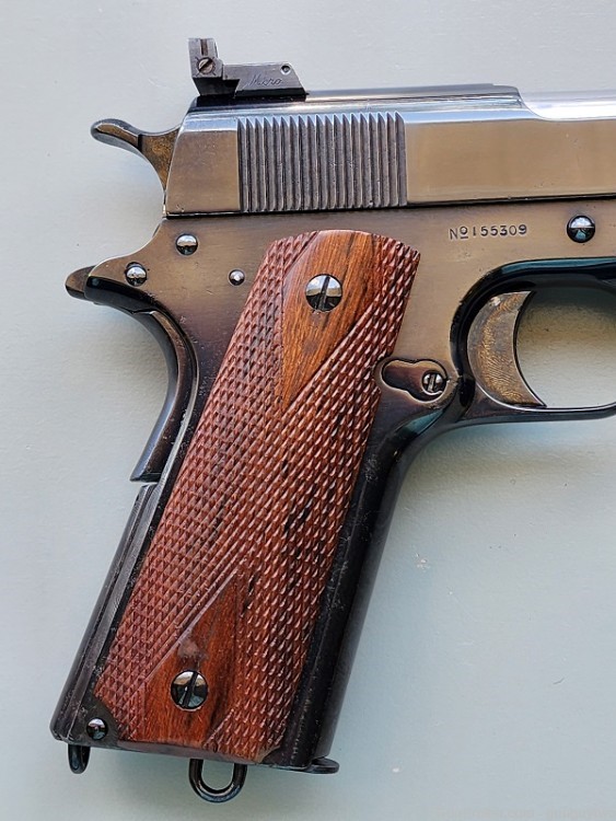 US Army WWI Colt Model 1911 .45 ACP 5" Semi-Auto Pistol 1917 -img-3