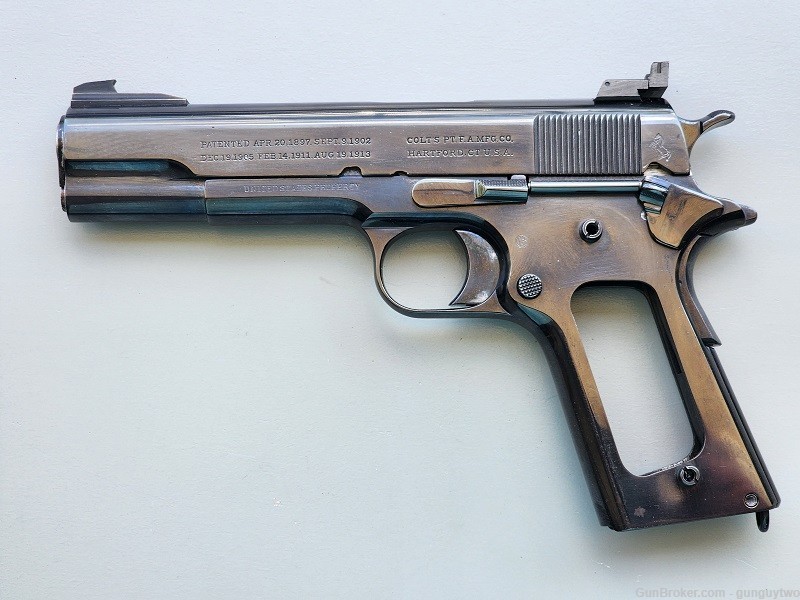 US Army WWI Colt Model 1911 .45 ACP 5" Semi-Auto Pistol 1917 -img-21