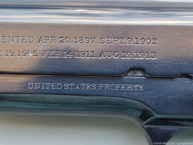 US Army WWI Colt Model 1911 .45 ACP 5" Semi-Auto Pistol 1917 -img-28