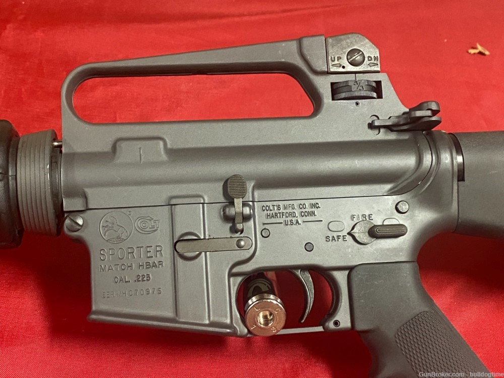 Pre Ban Colt AR-15 Sporter Match HBAR 20" A2 5.56 In Excellent Condition   -img-12