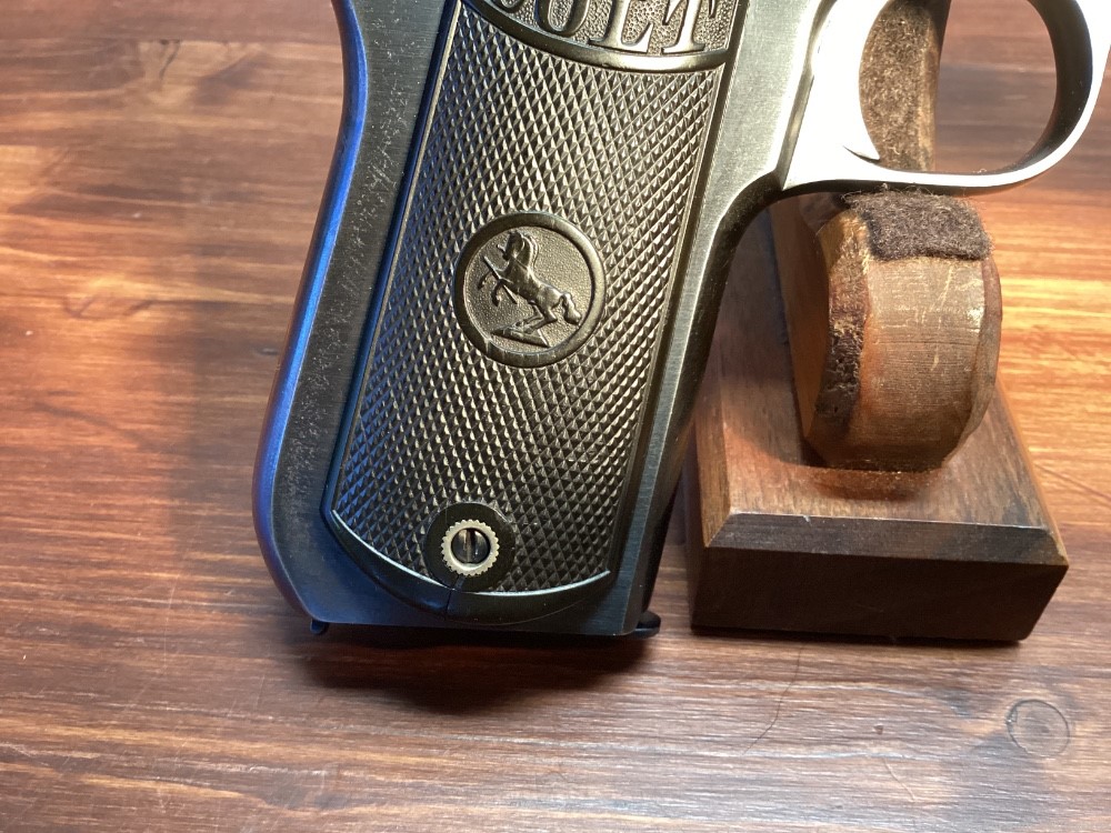 Professionally Restored 1927 Colt 1902 Hammer .38 acp 4” Original Grips-img-1