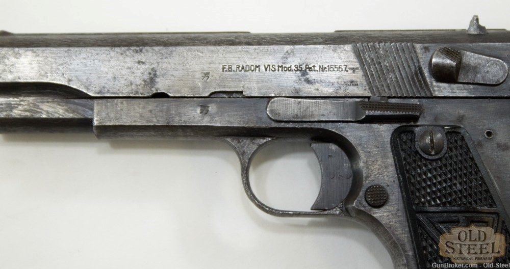 Polish FB Radom VIS-35 9mm Pistol German Marked C&R WW2 WWII-img-3