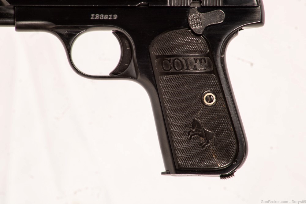 Colt M1908 Pocket Hammerless (Mfd 1937)  380 ACP Durys # 17963-img-6