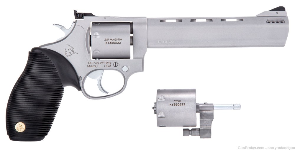 Taurus 2692069 692 9mm Luger, 38 Special +P or 357 Mag Caliber with 6.50"-img-0