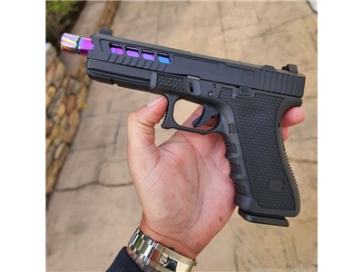 Glock 17 gen 3 Graphite Black modified by Firing Squad Firearms