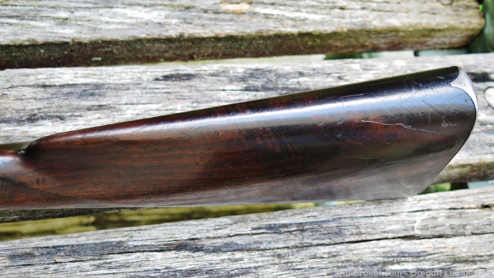 Parker Bros. 12 Ga. Underlever double barrel shotgun Antique 1874 Damascus -img-36