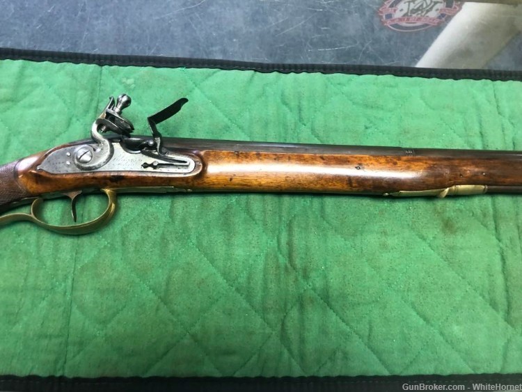 ANTIQUE 1820s I.H. Schneider German Flintlock Rifle 62cal/20ga ORIG NICE!-img-10