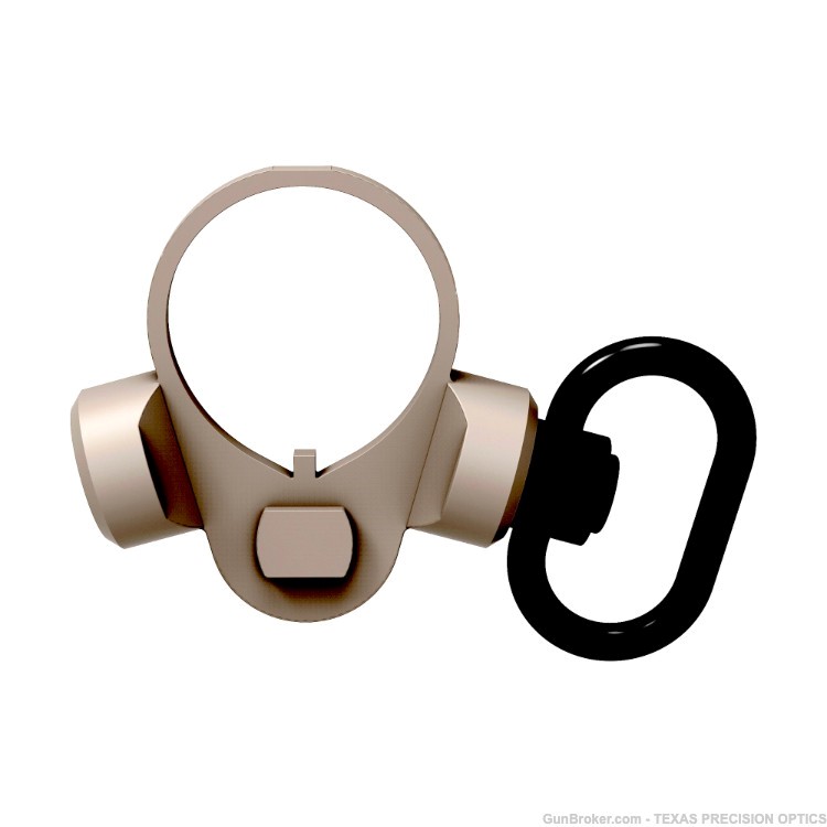 Receiver End Plate Tan Ambi Adapter Mount Point w/ QD Sling Swivel-img-4