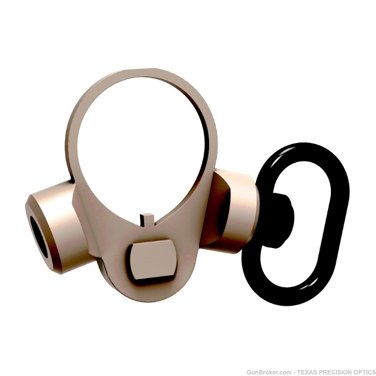 Receiver End Plate Tan Ambi Adapter Mount Point w/ QD Sling Swivel-img-2