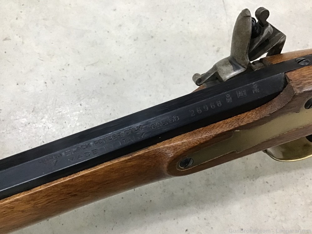 Italian Pedersoli  Kentucky Flint Lock Rifle .50 Caliber Blackpowder -img-19