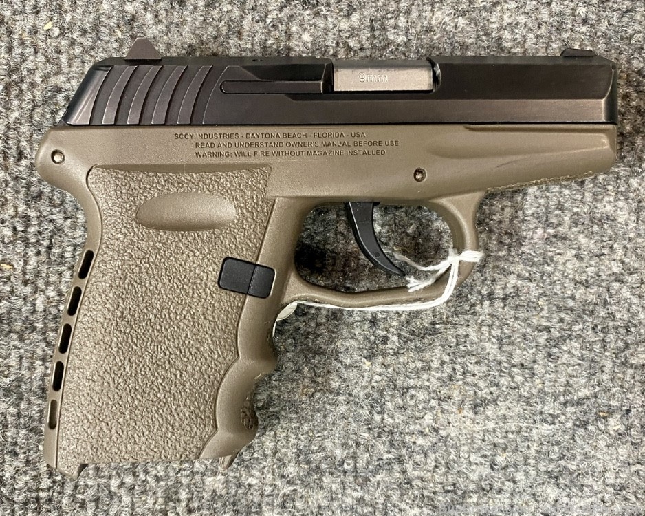 SCCY CPX-2 9mm pistol gently used FDE and Black 1 Mag -img-0