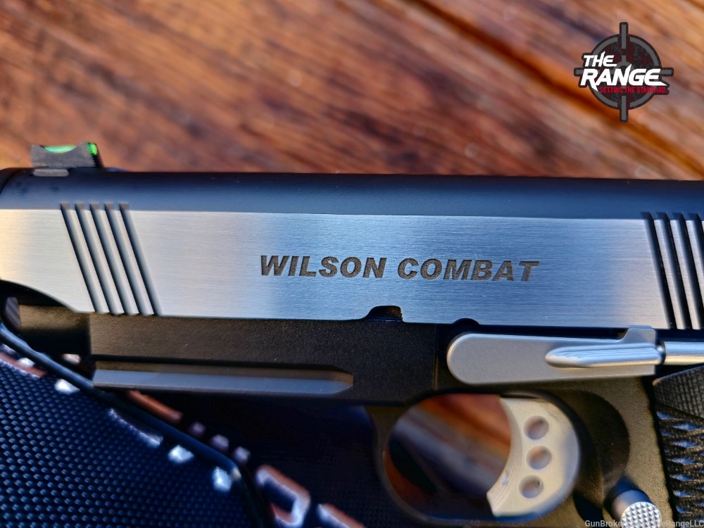 Wilson Combat Stealth 9mm 4" Black & White Heavy Cone Barrel Light Rail-img-15