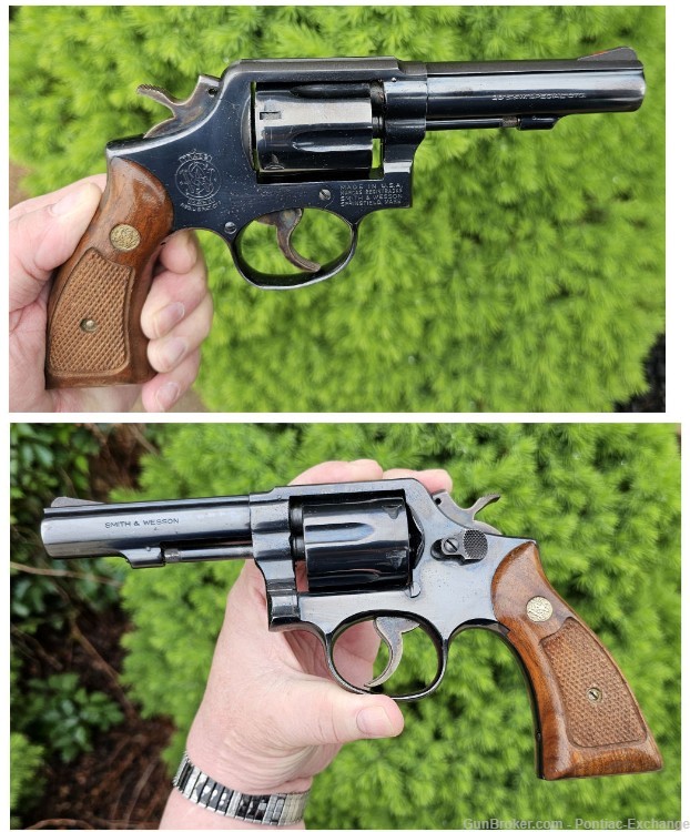 1973 Smith & Wesson 10-6 .38 S&W Sheriff Deputy Revolver w Box & Papers-img-0