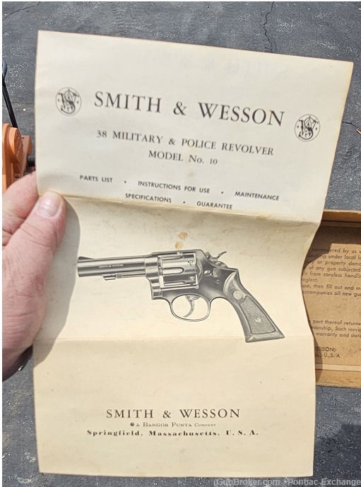 1973 Smith & Wesson 10-6 .38 S&W Sheriff Deputy Revolver w Box & Papers-img-18