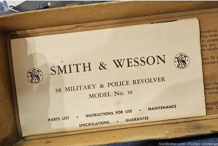 1973 Smith & Wesson 10-6 .38 S&W Sheriff Deputy Revolver w Box & Papers-img-17