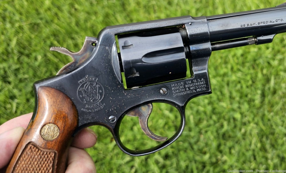 1973 Smith & Wesson 10-6 .38 S&W Sheriff Deputy Revolver w Box & Papers-img-5