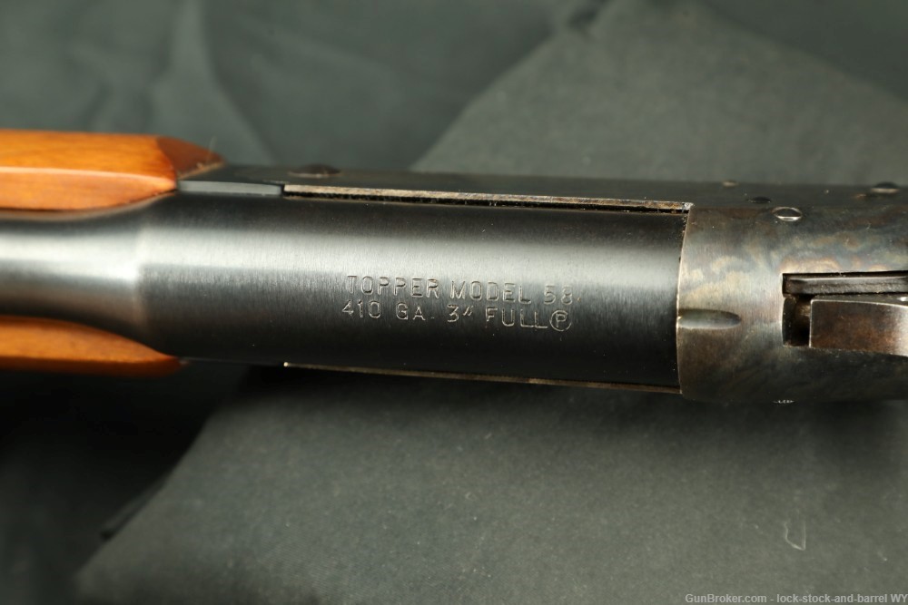 H&R Topper Model 58 28” 410 Bore 3” FULL Single Shot Shotgun -img-24