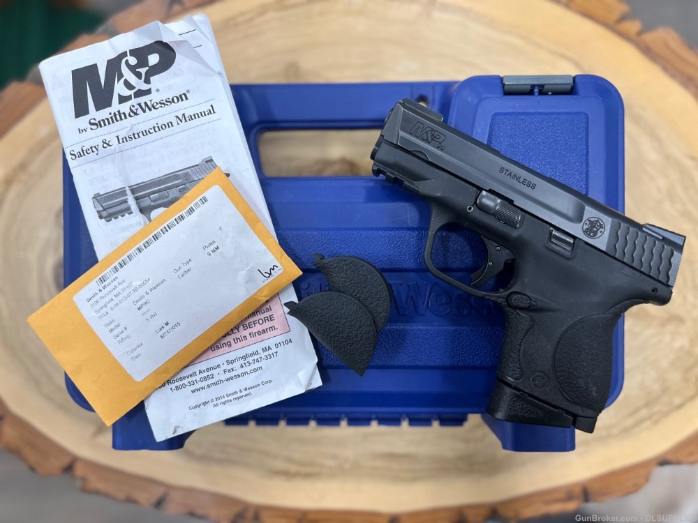 SMITH AND WESSON S&W M&P9 SUB-COMPACT BLACK FINISH 3.5" BBL 9MM-img-1