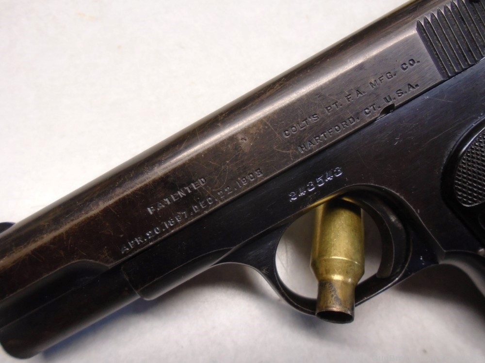 Colt Model 1903, 32 ACP pistol, manufactured 1917-img-3