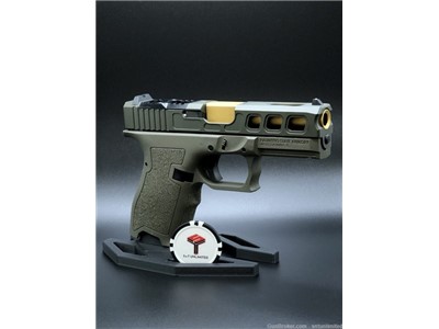 New Custom glock 19 gen3 PSA od green  Frame w Leo Precision slide 9mm