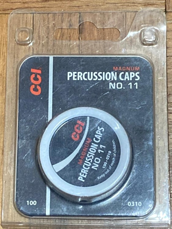 No 11 Magnum Percussion Caps CCI Black Powder 100 ct No.11 0310-img-0