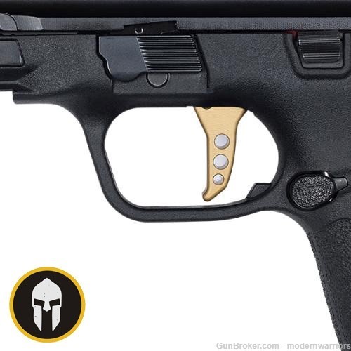 Smith & Wesson M&P380 Shield EZ - 3.8" Ported Bbl (.380 ACP) - Gold/Black-img-4