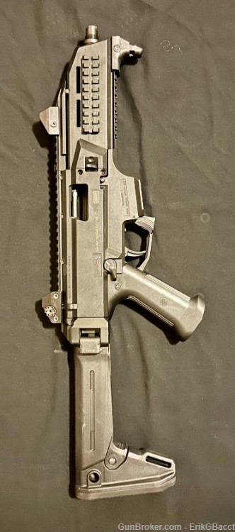 NEW, CZ Scorpion EVO 3 S1 9mm 8" Short Barrel Rifle with folding Magpul-img-0