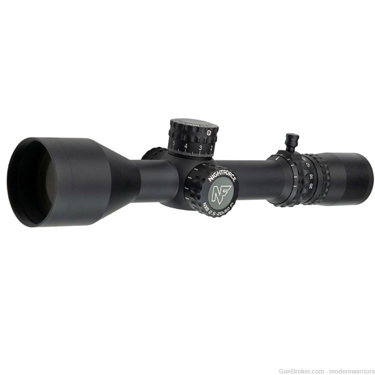 Nightforce NX8 2.5-20x50mm F1 - 30mm Tube - Illum MOA-XT FFP Reticle -Black-img-6