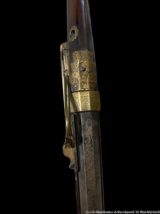 1700 AD Sakai Tanegashima Matchlock Samurai rifle SUPERB- PRE WWII-img-7
