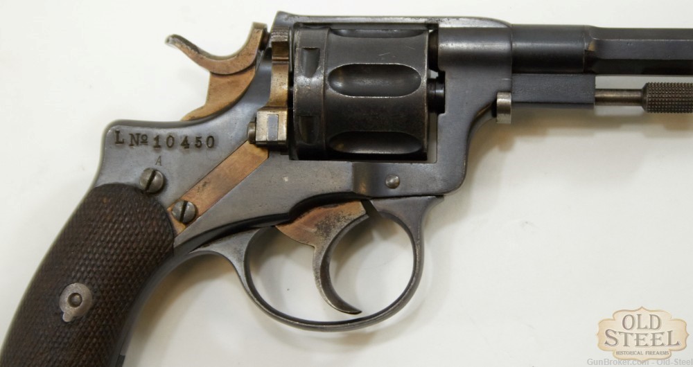 Swedish Husqvarna Model 1887 7.5 Swede Nagant Revolver C&R Unit Marked-img-10