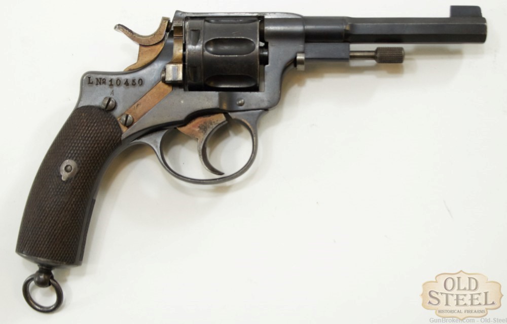 Swedish Husqvarna Model 1887 7.5 Swede Nagant Revolver C&R Unit Marked-img-7