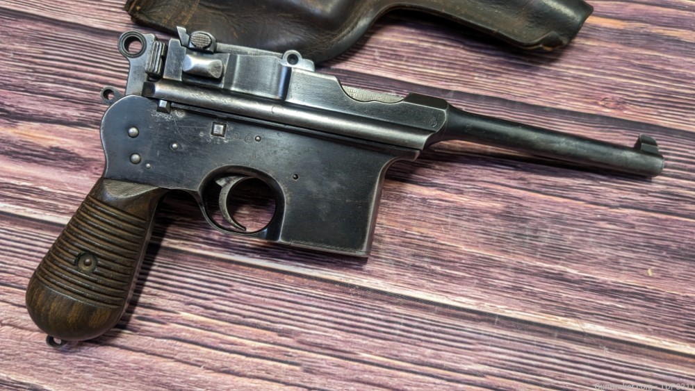 Mauser C96 Broomhandle pistol M1921 Bolo WWI era 7.63 Mauser PENNY START-img-7